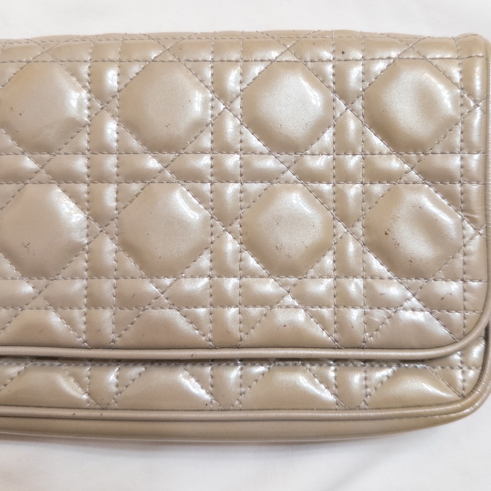 Christian Dior Cannage Patent Leather Crossbody Bag - Picture 8 of 11